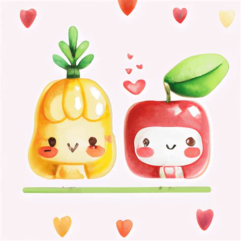 Cute Chibi Fruit