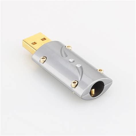 Wysokiej jakości Viborg UA201 HI END 24K pozłacane USB2 0 wtyczka USB