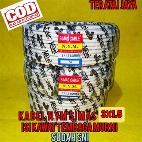 Jual Kabel Nym X Kabel Listrik Instalasi Asli Tembaga Murni