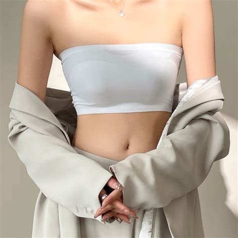 Anti Slip Strapless Lingerie Women S Chest Wrap Beautiful Back One