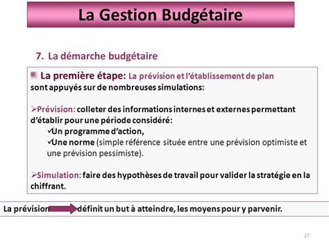 Gestion Budgetaire Ppt T L Charger