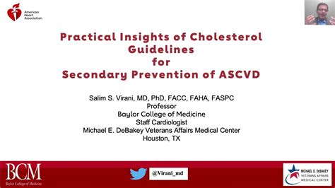 Practical Insights Of Cholesterol Guidelines For Secondary Prevention