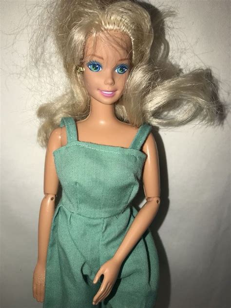 Barbie Doll Long Blonde Hair Blue Eyes 1976 Head 1966 Body EBay