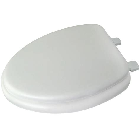 Glacier Bay Elongated Closed Front Toilet Seat In White 53017 The