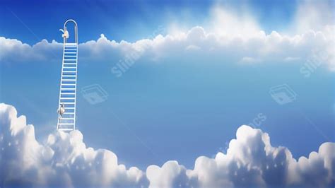 Heaven Ladder Sunlight Powerpoint Background For Free Download Slidesdocs