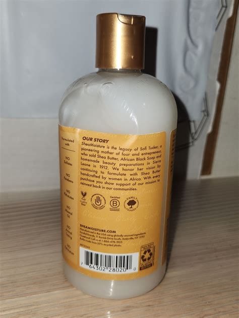 Shea Moisture Raw Shea Butter Deep Moisturizing Shampoo 13 Fl Oz 384ml