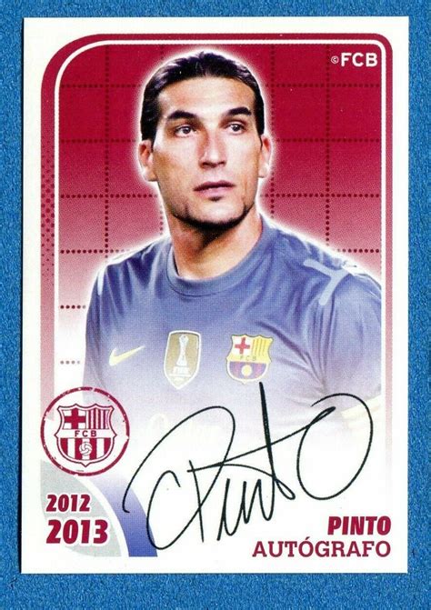 FC BARCELONA 2012 2013 Panini Figurina Sticker N 43 PINTO New EBay