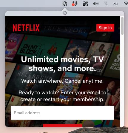 how to put netflix