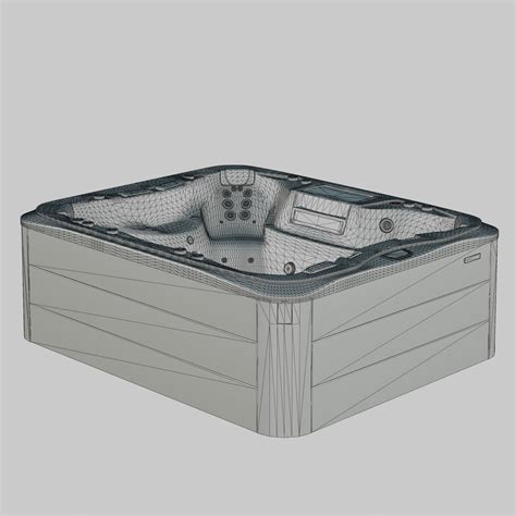 D Model D Model Of Hot Tub Jacuzzi Sundance Spas Maxxus VR AR Low Poly CGTrader