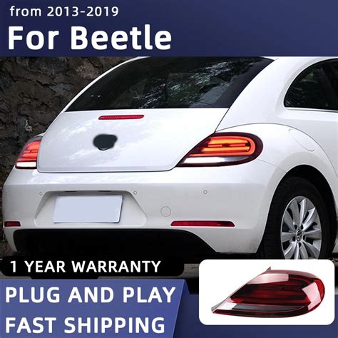 Car Styling Taillights For Vw Beetle Led Tail Light 2013 2019 Tail Lamp Drl Rear Turn Signal