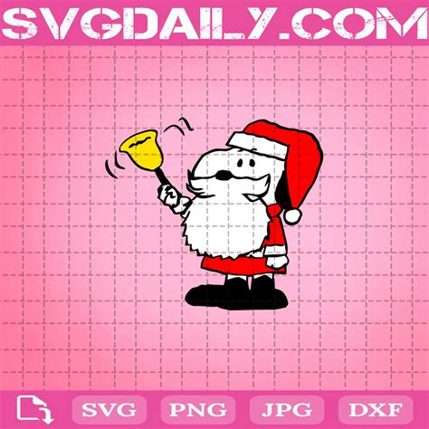 Snoopy Santa Claus Svg Svgdaily Daily Free Premium Svg Files