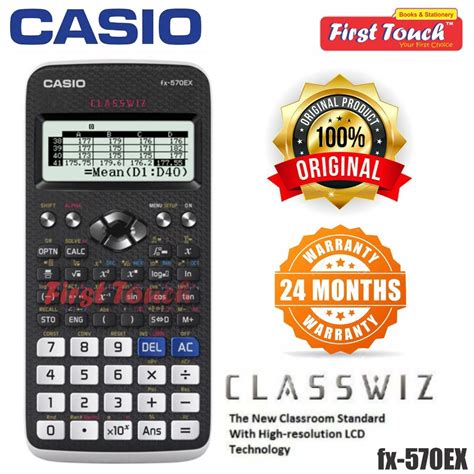 Casio Scientific Calculator Fx 570ex Classwiz Black Pink Blue Limited Edition School Office