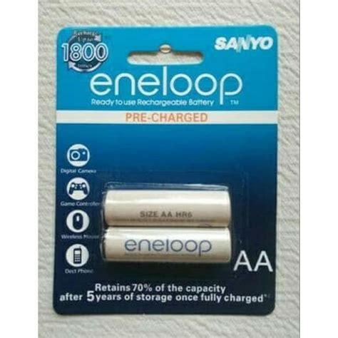 Jual Baterai Isi Ulang Aa Rechargeable Battery Sanyo Eneloop 2000mah