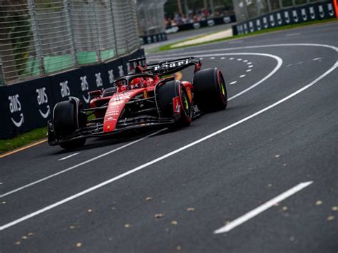 GP D Australie F1 Sh T Run Charles Leclerc Se Lance Dans Une