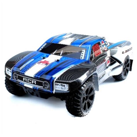 Redcat Racing BLACKOUT-SC-BLUE Blackout SC Scale Electric Short Course Truck - Blue, 1 - King ...