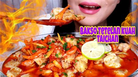 ASMR BAKSO TETELAN KUAH TAICHAN PEDASNYA BIKIN NAGIH ASMR MUKBANG