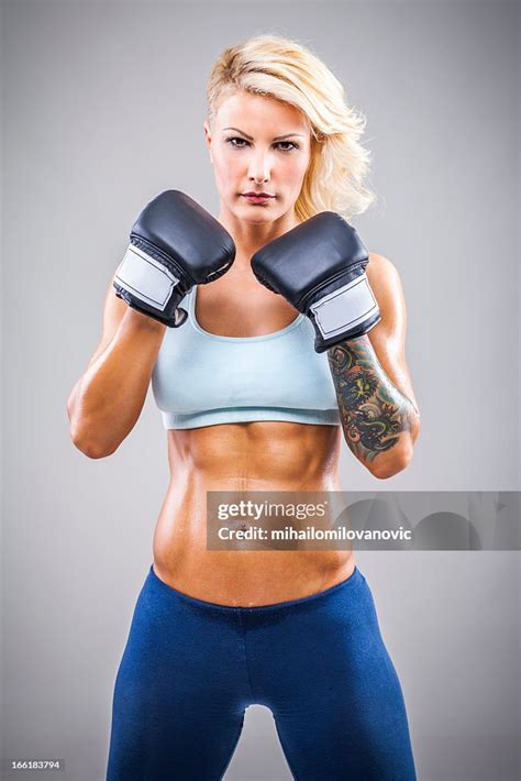 Fitness Woman Boxing High-Res Stock Photo - Getty Images