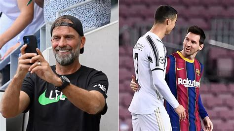 Jurgen Klopp Had To Choose Between Cristiano Ronaldo And Lionel Messi For The Only Selfie On His