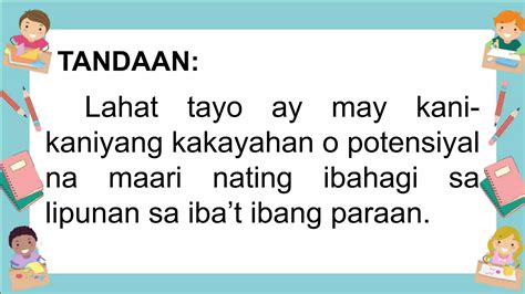 1 PPT Pagsasakilos Ng Sariling Kakayahan Sa Ibatibang Pamamaraan Pptx