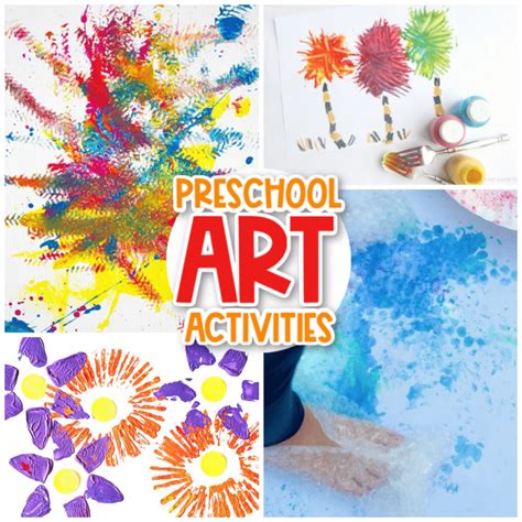 30+ Art Activities for Preschoolers - Happiness is Homemade