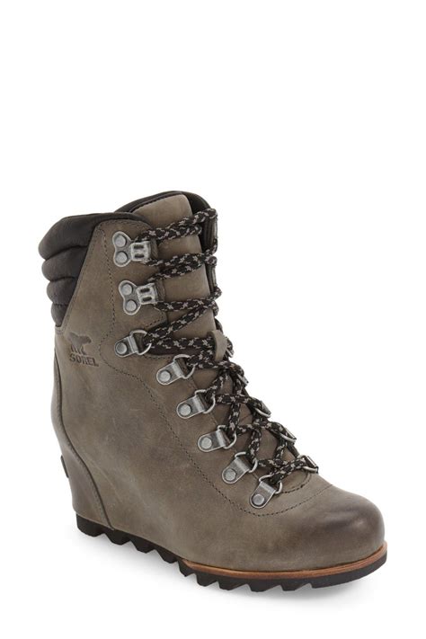 Sorel Conquest Waterproof Wedge Boot Nordstrom Rack Boots