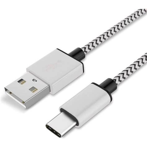 Chargeur Pour Samsung Galaxy A34 A33 5g A32 5g A32 Cable Usb C Metal Renforcé Data Synchro