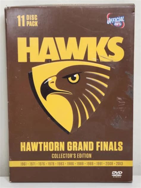 AFL HAWTHORN HAWKS Grand Finals Collectors Edition DVD Boxset 11 Disc