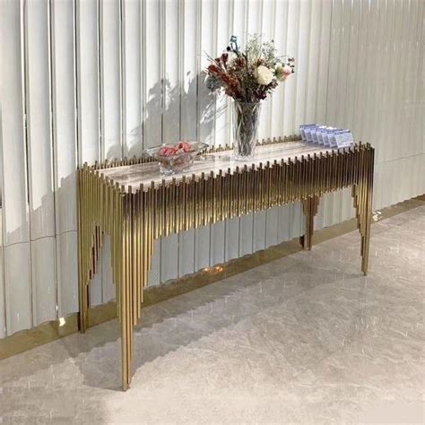 Console Table Gold Glamz Deco