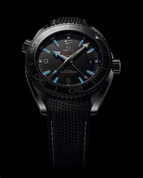 The Omegawatches Seamaster Planet Ocean Night View Hands And Indices