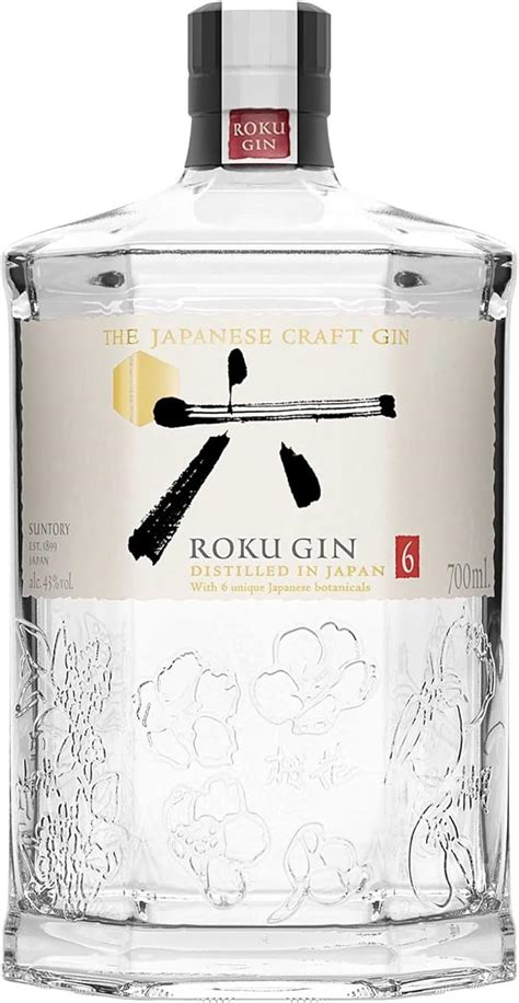 Roku Gin Japonês Roku 700Ml Amazon br