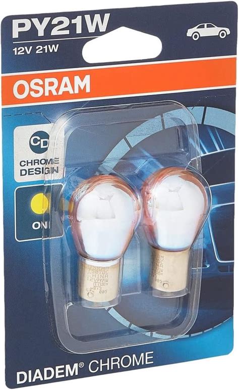OSRAM - Diadem Chrome PY21W (Pair), Bulbs - Amazon Canada