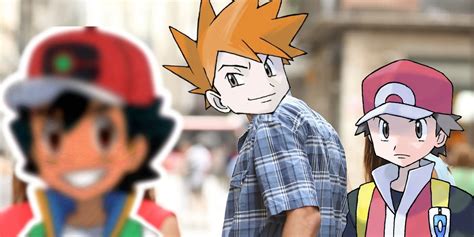 Pokémon's Ash & Red Get The Distracted Boyfriend Meme Treatment