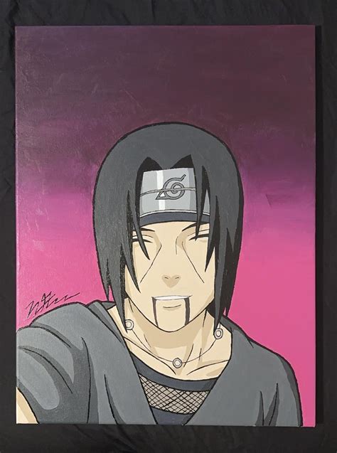 Itachi death (18x24 w/Acrylic) : r/Naruto