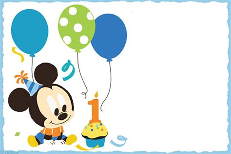 printable baby mickey mouse invitation invitations