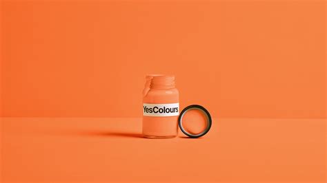 Yescolours Electric Orange Paint Sample Matt 60ml