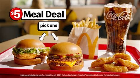 Mcdonalds 5 Meal Deal Returns For Summer June 25 Whats Included