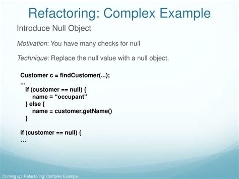 Ppt Refactoring And Code Smells Powerpoint Presentation Free