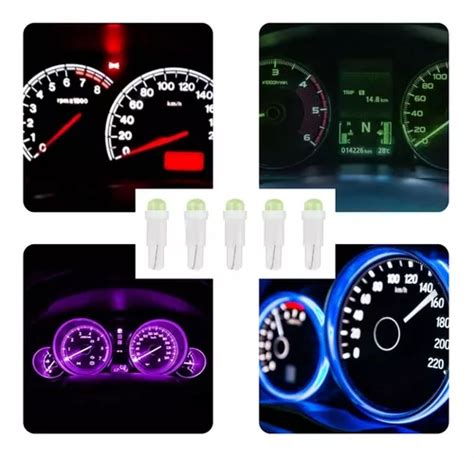 Personalize Seu Painel Kit 10 Led Carro Pinguinho T5 Cores MercadoLivre