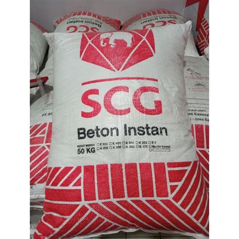 Jual Beton Instan K Beton Mix Scg Kg Shopee Indonesia