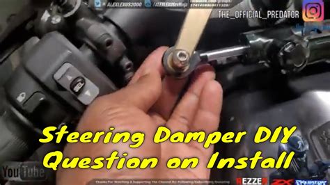 Steering Dampener Question Answered For The Zx14r R YouTube