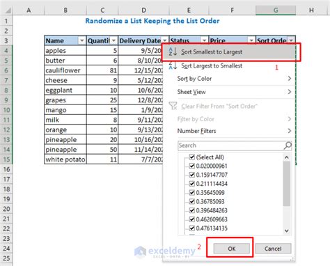 Random Sort In Excel Formulas Vba Exceldemy