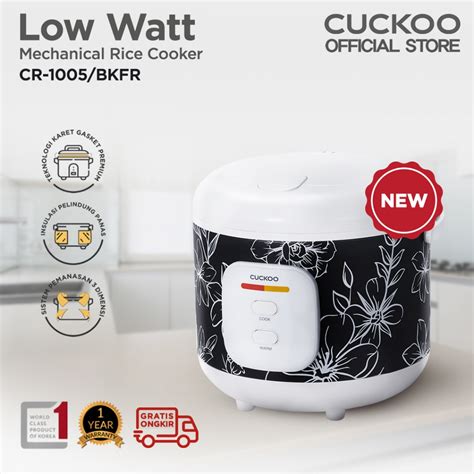 Jual CUCKOO Low Watt Mechanical Rice Cooker 1 8 L CR 1005 BKFR Magic