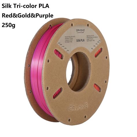 Eryone 250g Silk Tri Color Pla Filament 175mm ± 003 For Fdm 3d