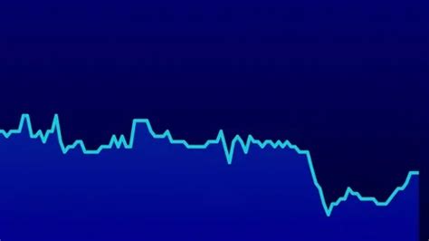 blue line graph on blue background chart... | Stock Video | Pond5