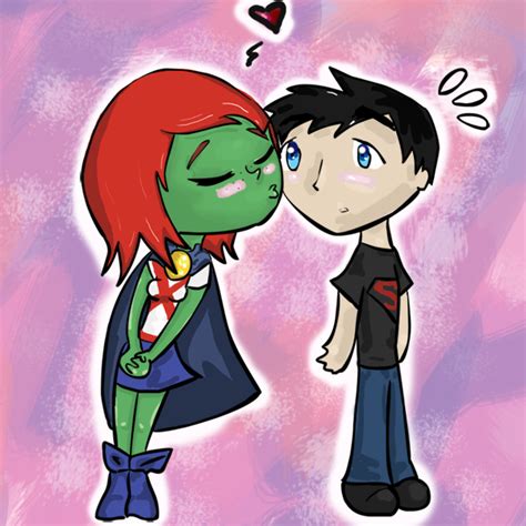 Miss Martian and Superboy by TurdleCannon on DeviantArt