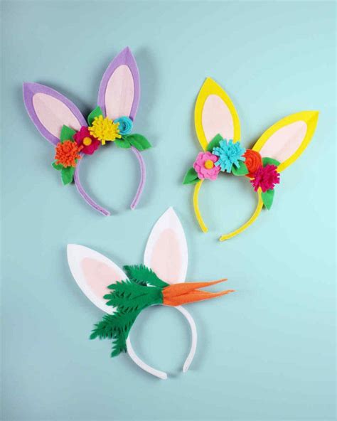 Diy Step By Step Easter Bunny Headbands Easter Bunny Ears Headband