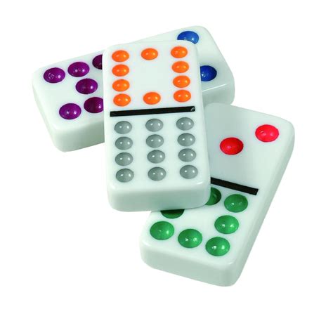 Cardinal Double 12 Color Dot Mexican Train Dominoes In Tin New Free