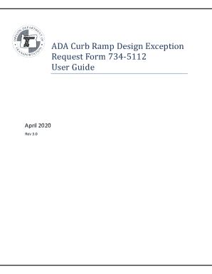 Fillable Online ADA CURB RAMP INSPECTION MANUAL Fax Email Print PdfFiller