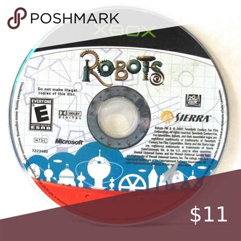 Xbox Robots Game Disc