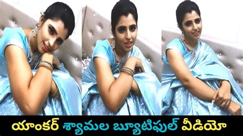 Anchor Syamala Recent Super Amazing Video Crazy Video Syamala